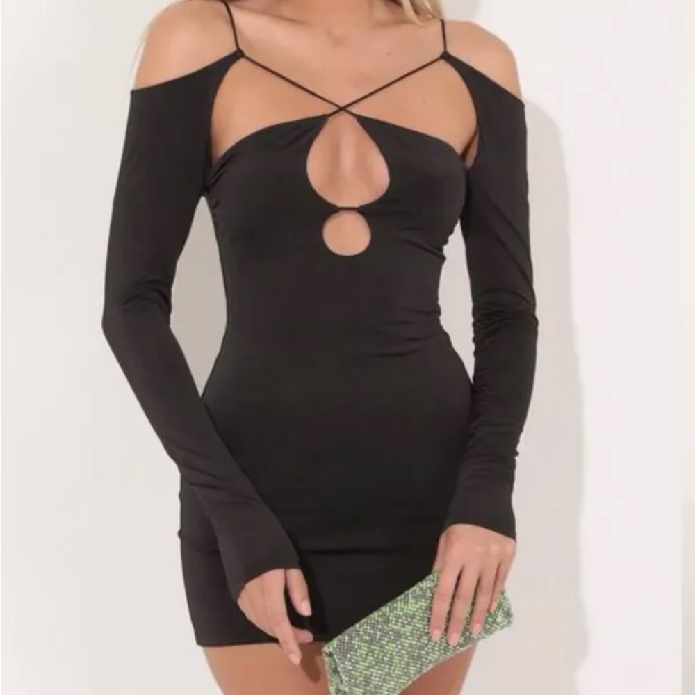 Lucy in the Sky Strappy Cut-Out Mini Dress